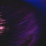 purple and blue light digital wallpaper