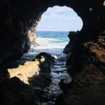 rock formation on the ocean